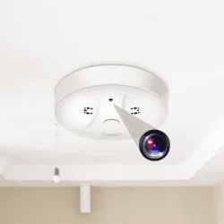 Détecteur de Fumée Caméra Espion HD 1080p WiFi