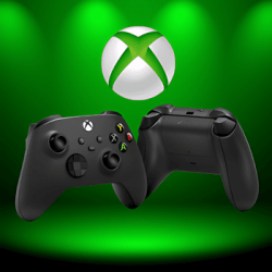Manette Xbox Microsoft sans fil Carbon Black