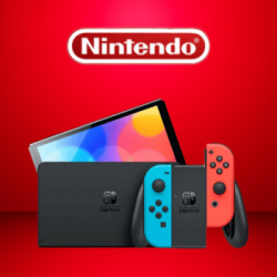 Nintendo Switch avec Joy-Con Rouge Néon et Bleu Néon