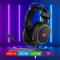 Casque Gaming Filaire HAVIT H2016D RGB