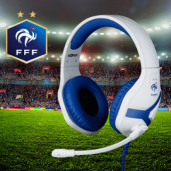 Casque Gaming France FFF Konix Nemesis - Blanc