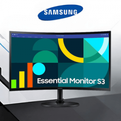 ÉCRAN LED incurvé  – Samsung Essential S3 S36GD FHD 27"
