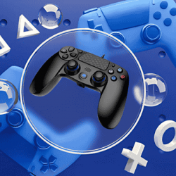 Manette Filaire Noire PS4