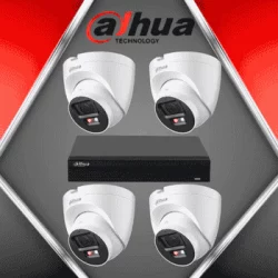 KIT DAHUA 4 DÔMES IP 4 Megapixels