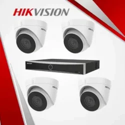 KIT HIKVISION 4 DÔMES IP 4 Megapixels