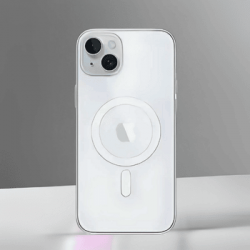Housse-coque silicone MAGSAFE transparent iPhone 14 Plus
