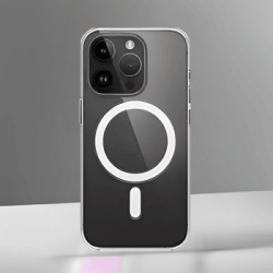 Housse-coque silicone MAGSAFE transparent iPhone 15