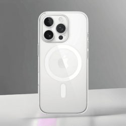 Housse-coque silicone MAGSAFE transparent iPhone 16