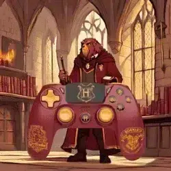 Manette Sans Fil PS4 Harry Potter Gryffondor - Rouge