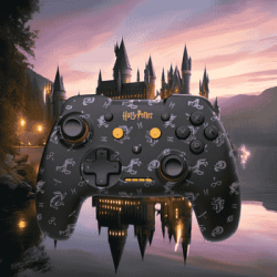 Manette Switch Sans Fil - Harry Potter - Noir
