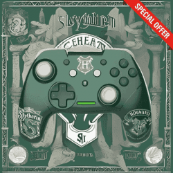 Manette Switch Sans Fil - Harry Potter - Serpentard - Vert