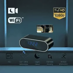 Réveil Caméra Wifi Full HD 1080P
