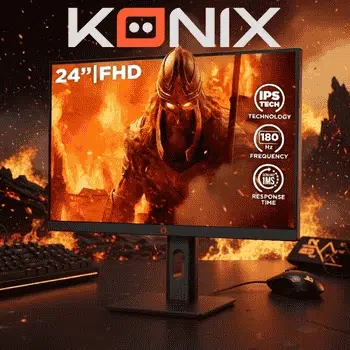Écran Gaming Konix NOVA 24" (61 cm) Noir