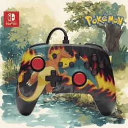 Manette Améliorée pour Switch - Pokémon - Dracaufeu - Tempête