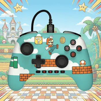 Manette Filaire Switch 2 - PowerA Advantage Mario Time
