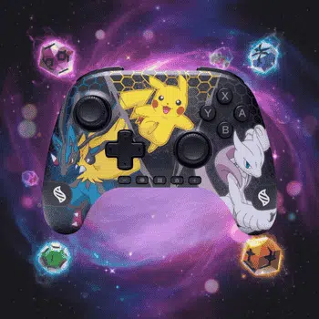 Manette Filaire Switch 2 - PowerA Advantage Pokémon Méga Évolutions