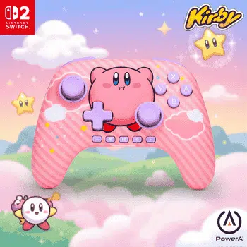 Manette Sans Fil Switch 2 - PowerA Kirby Puff