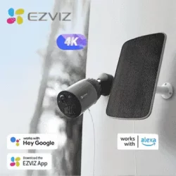 Caméra EZVIZ 4K Sans Fil avec Panneau Solaire
