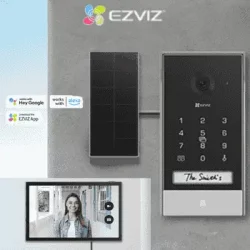 Interphone vidéo WiFi sans Fil  EZVIZ EP7 avec Panneau Solaire