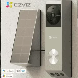 Sonnette Vidéo EZVIZ EP3X Pro avec Panneau Solaire
